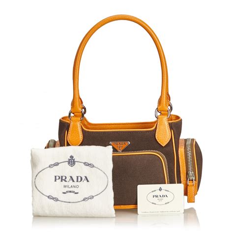 prada borsa vintage canvas